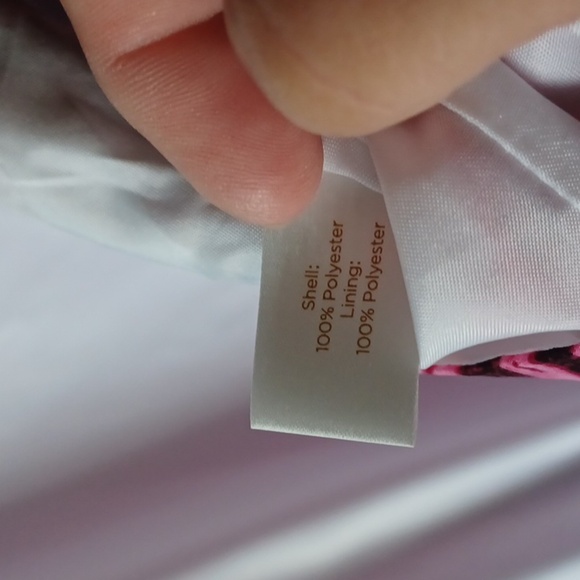 Decree Slip Dress size XL, pink & black, scoop front, v-back, lined, NWT - Picture 10 of 10